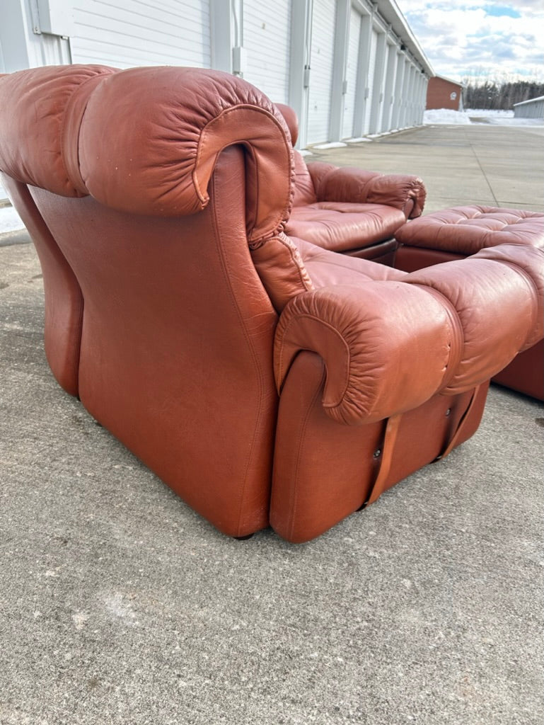 5 Piece MCM Overman Sectional Vegan Leather