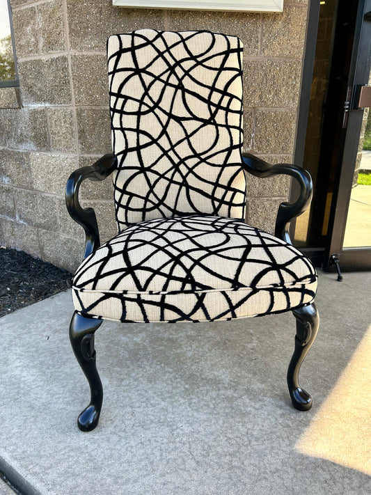 Neoclassical Statement Arm Chair