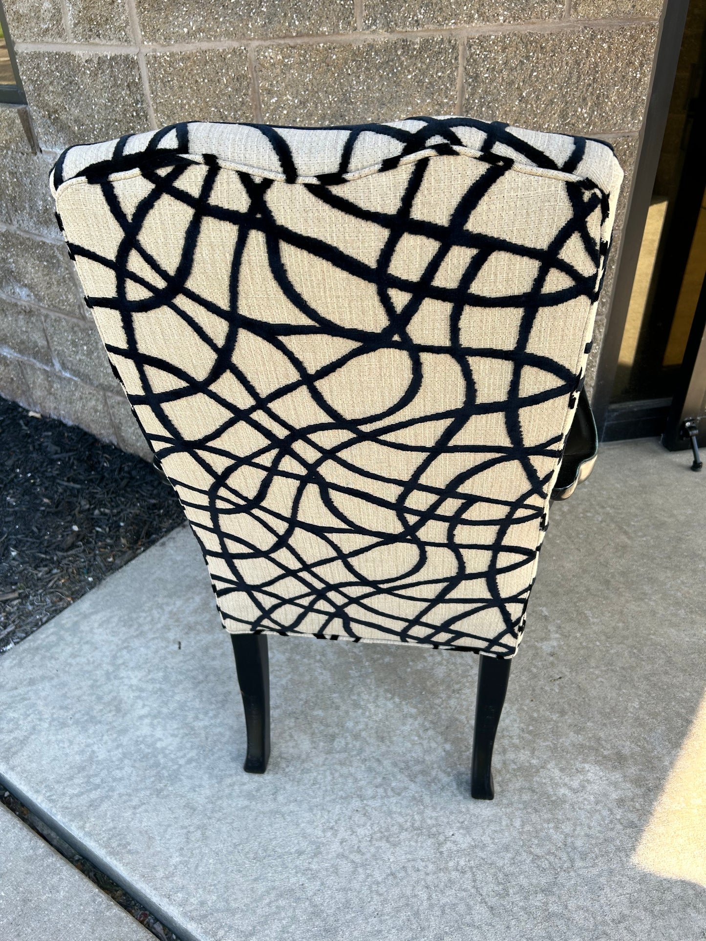 Neoclassical Statement Arm Chair