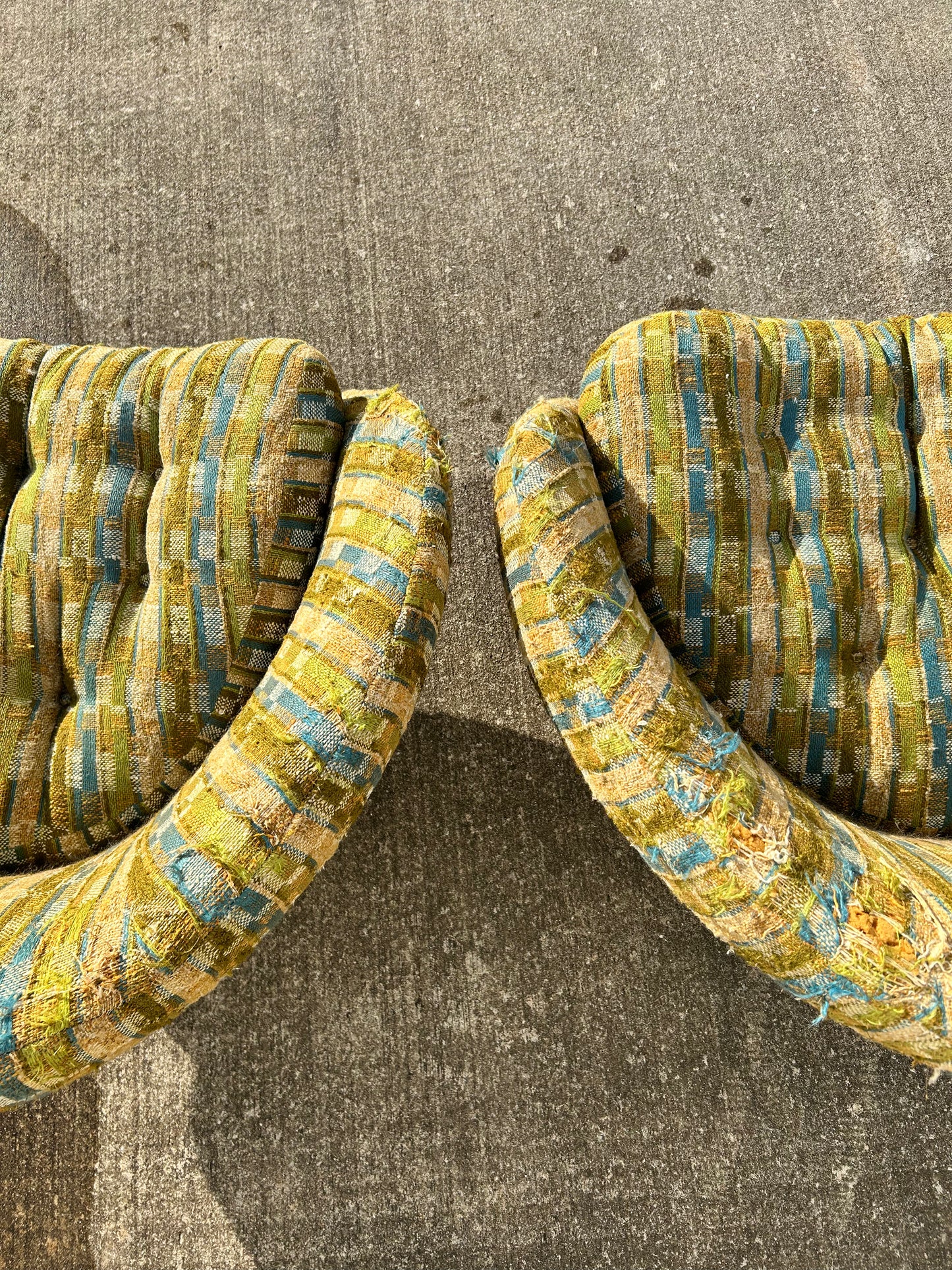 Pair of Mcm Swivel Egg Chairs