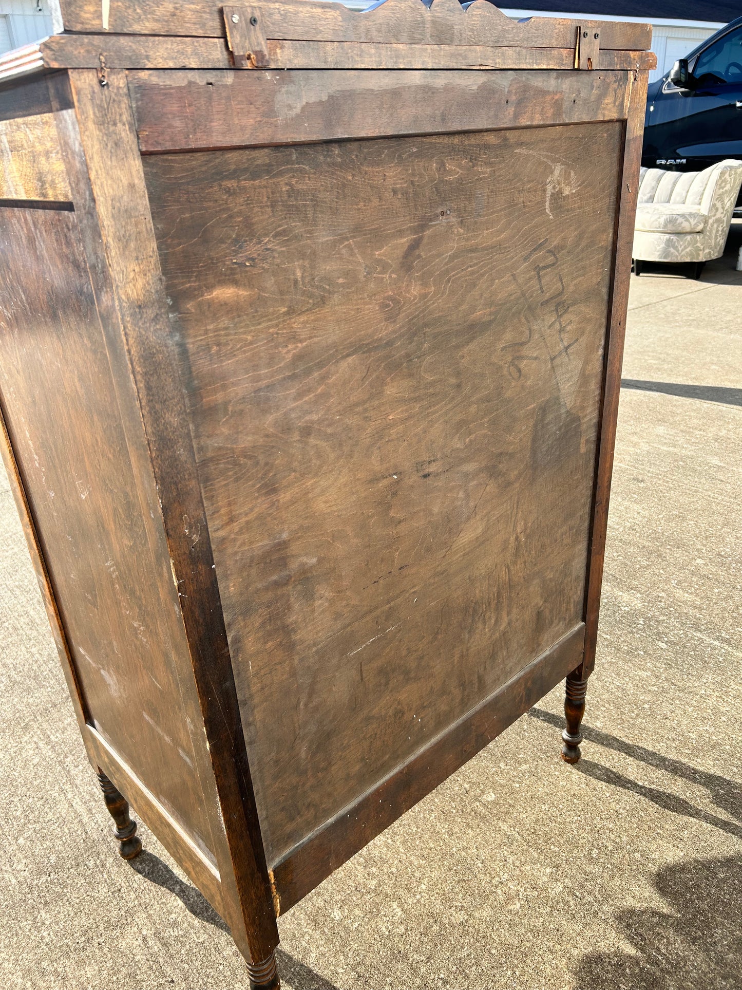 Early 20th Century Victorian Tall Dresser
