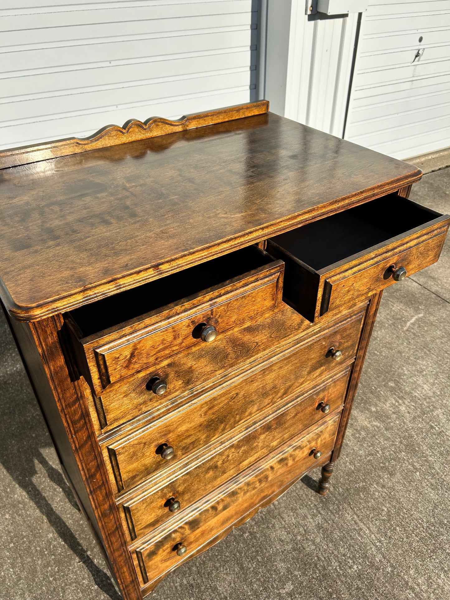 Early 20th Century Victorian Tall Dresser
