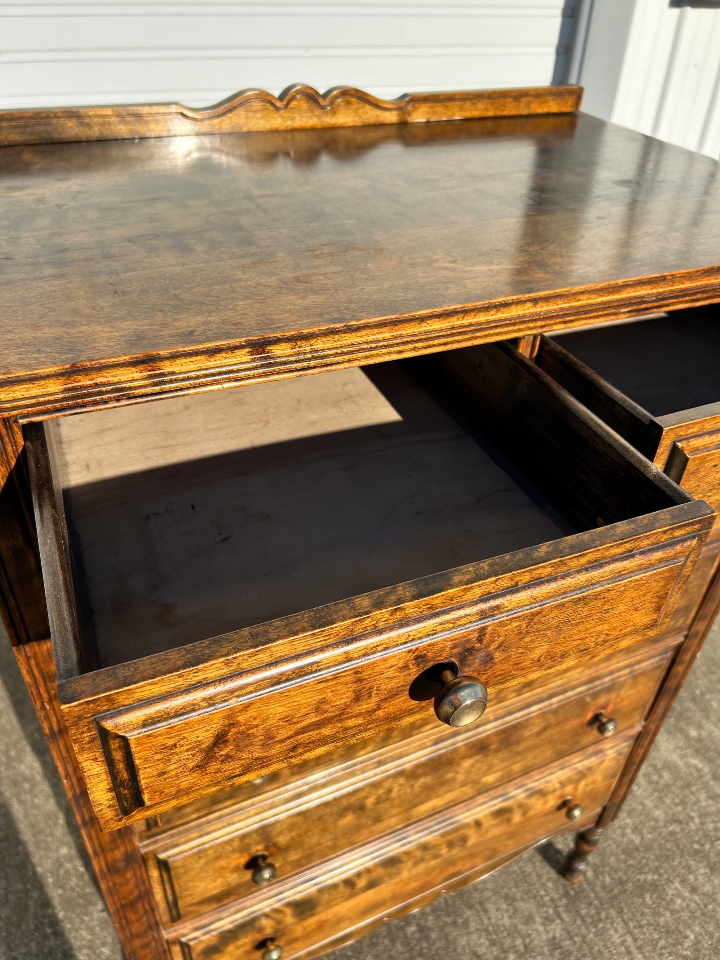 Early 20th Century Victorian Tall Dresser