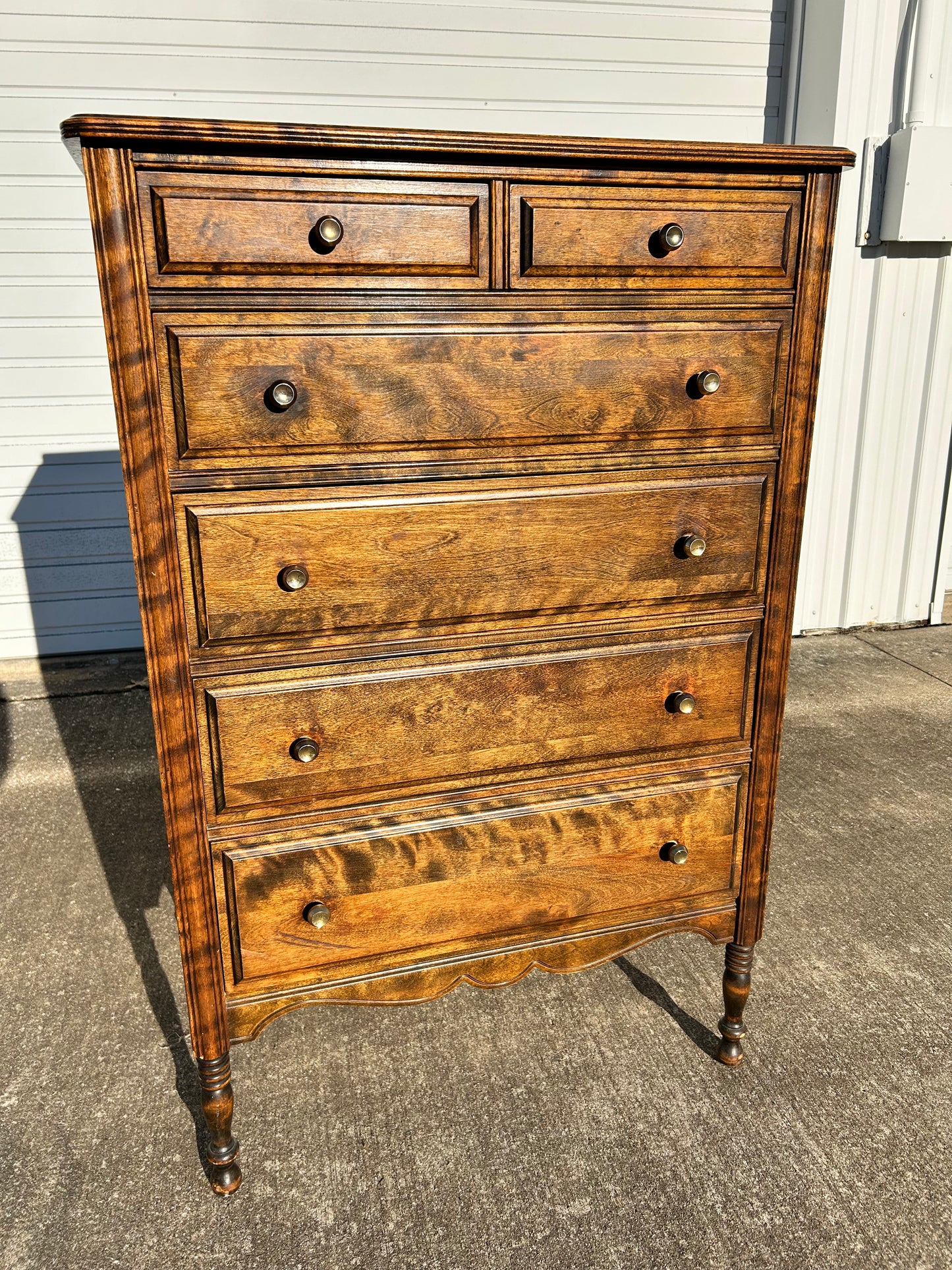 Early 20th Century Victorian Tall Dresser