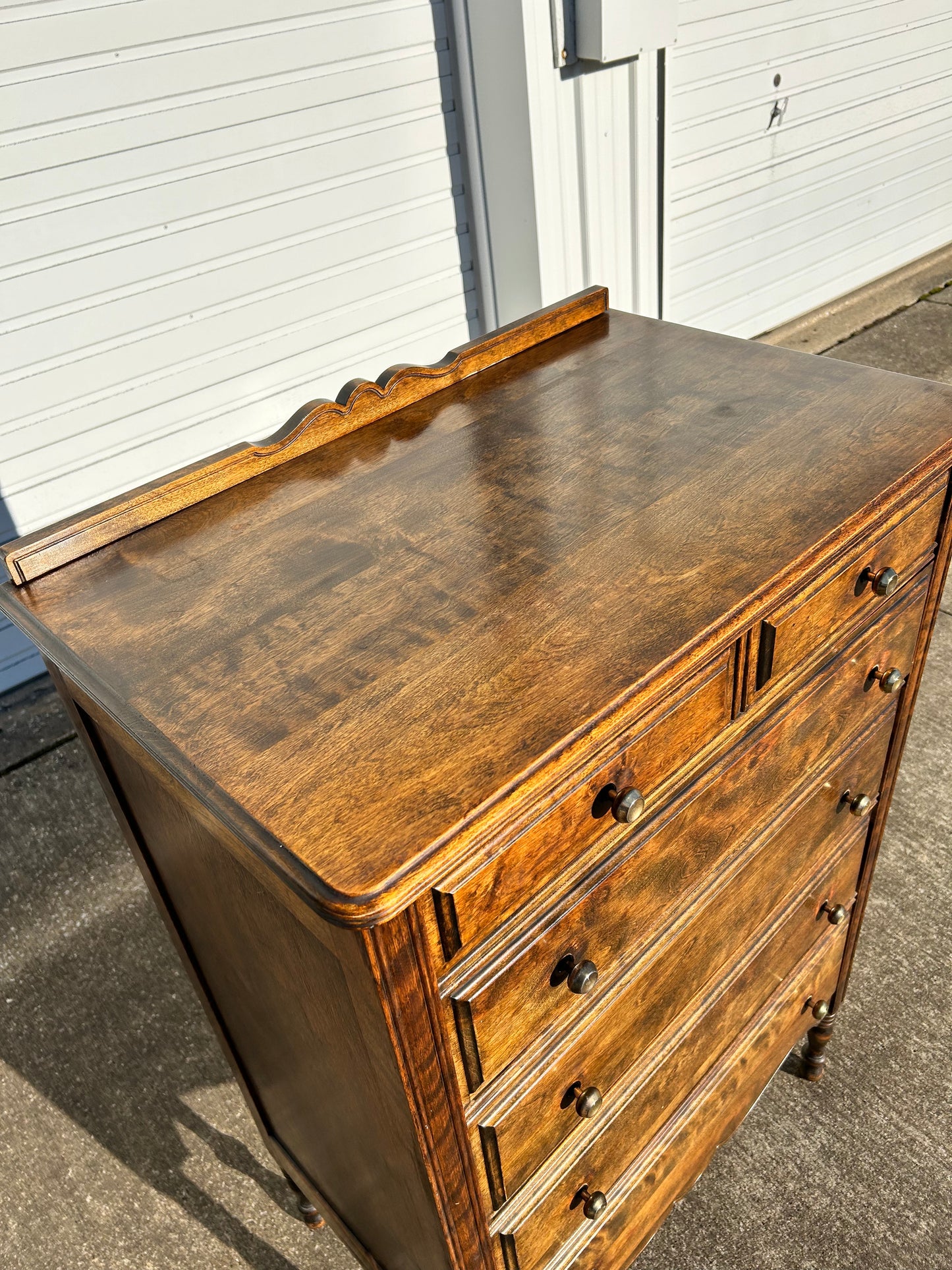Early 20th Century Victorian Tall Dresser