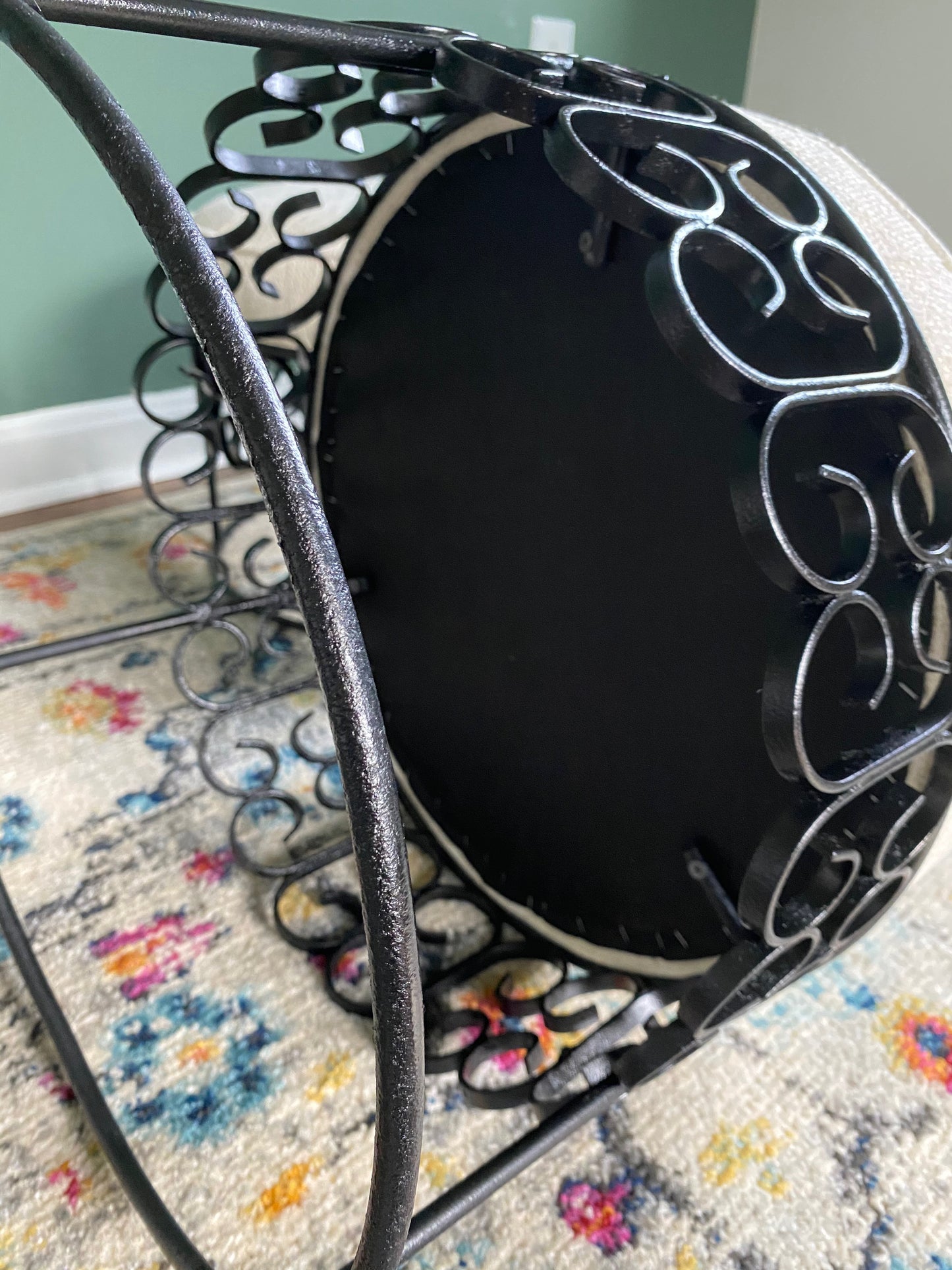 Pair of Arthur Umanoff Wrought Iron Stools - Reupholstered