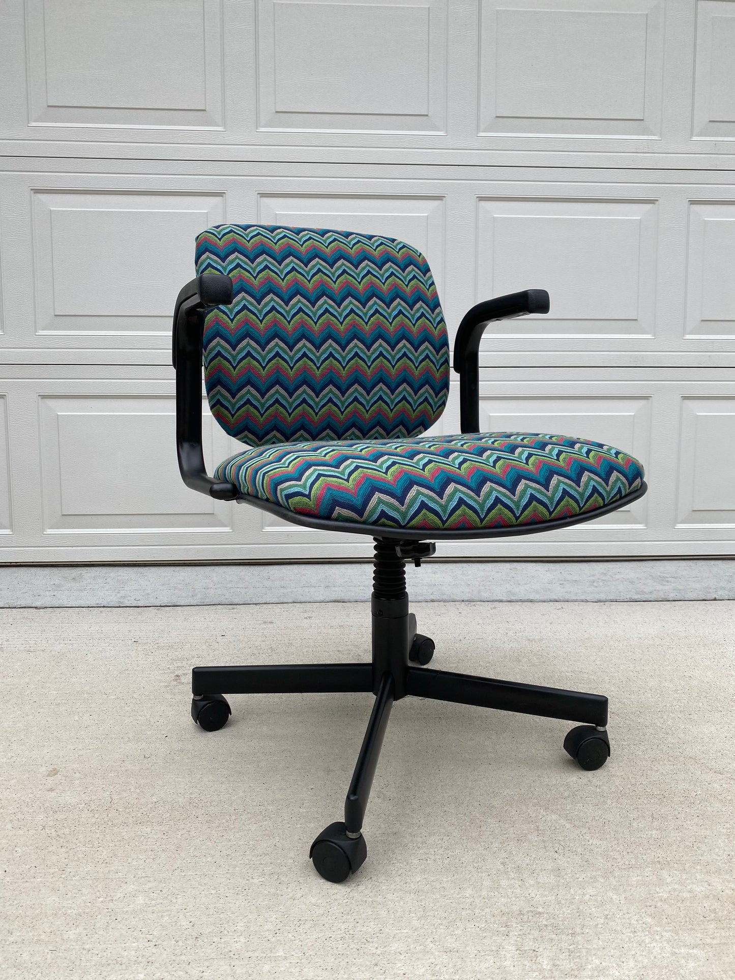 Reupholstered Office Chair by Stylex, Inc. in Mcm Fabric