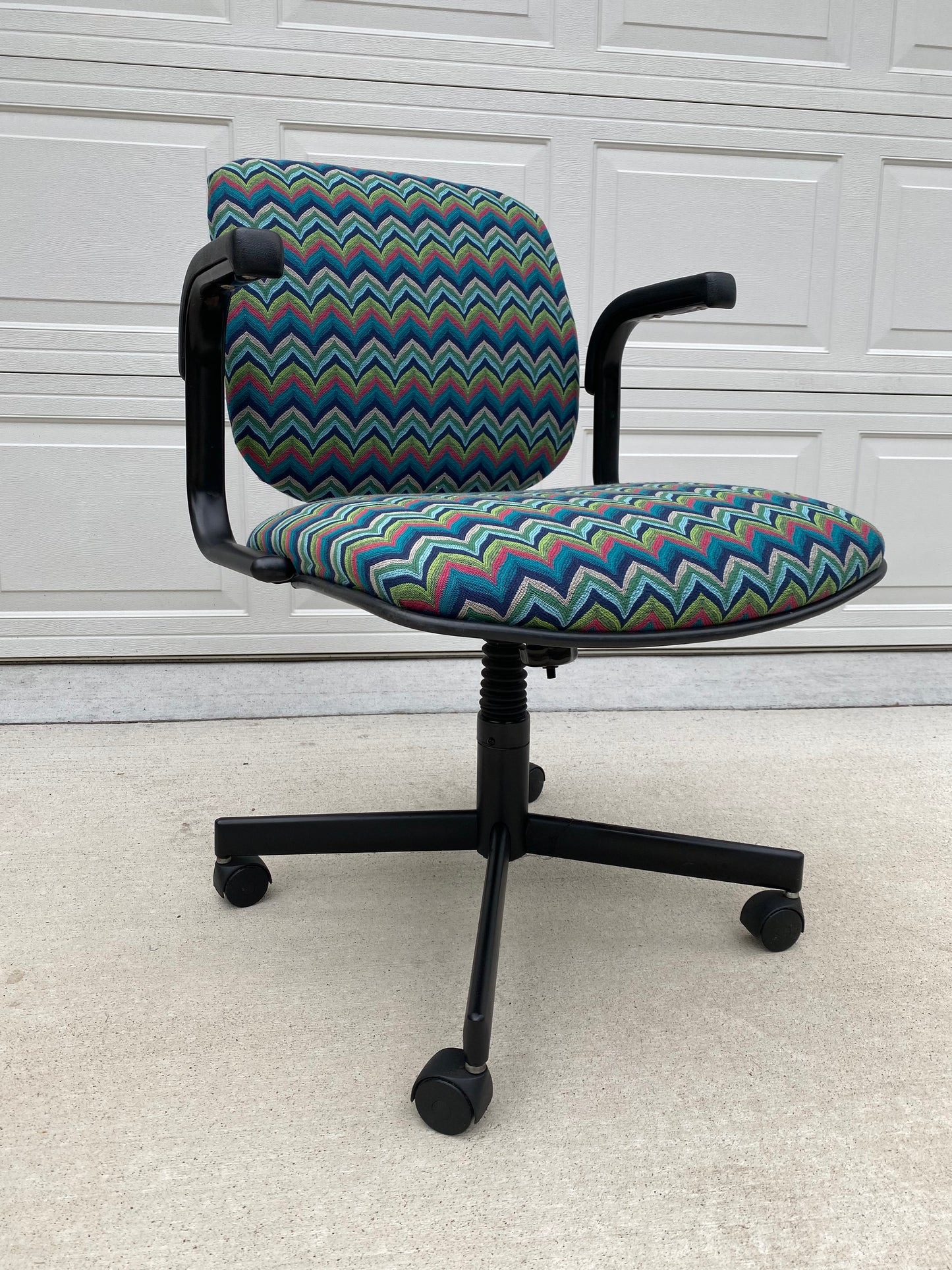 Reupholstered Office Chair by Stylex, Inc. in Mcm Fabric