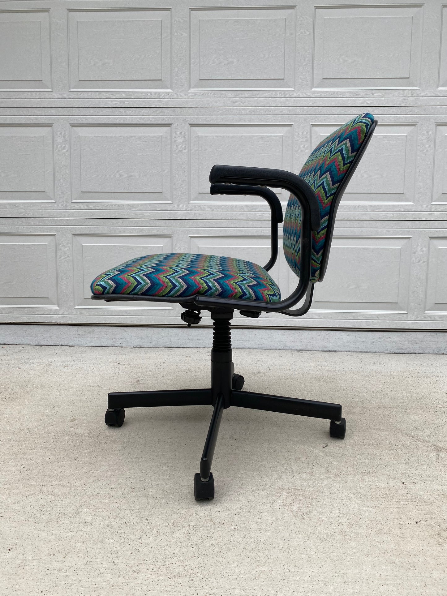Reupholstered Office Chair by Stylex, Inc. in Mcm Fabric