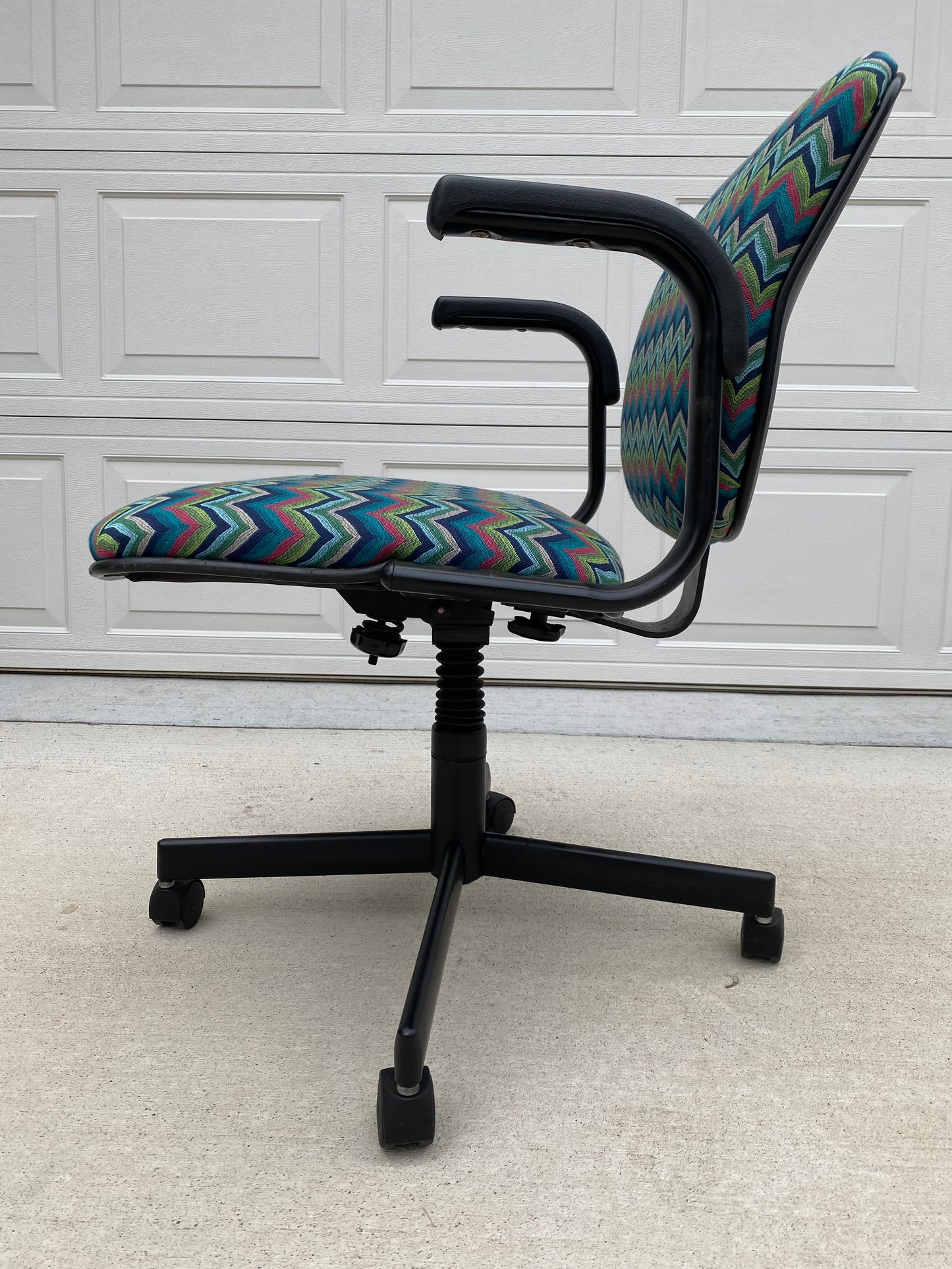 Reupholstered Office Chair by Stylex, Inc. in Mcm Fabric