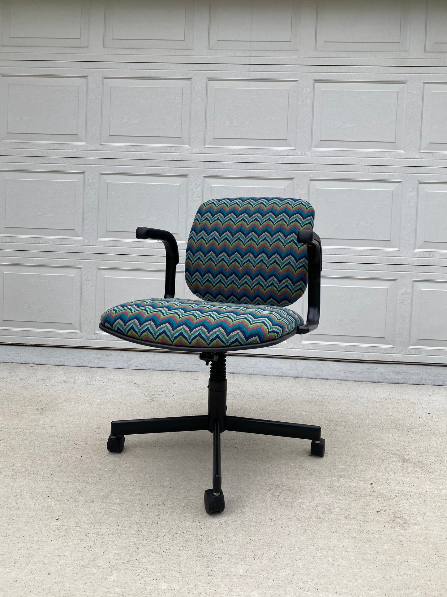 Reupholstered Office Chair by Stylex, Inc. in Mcm Fabric