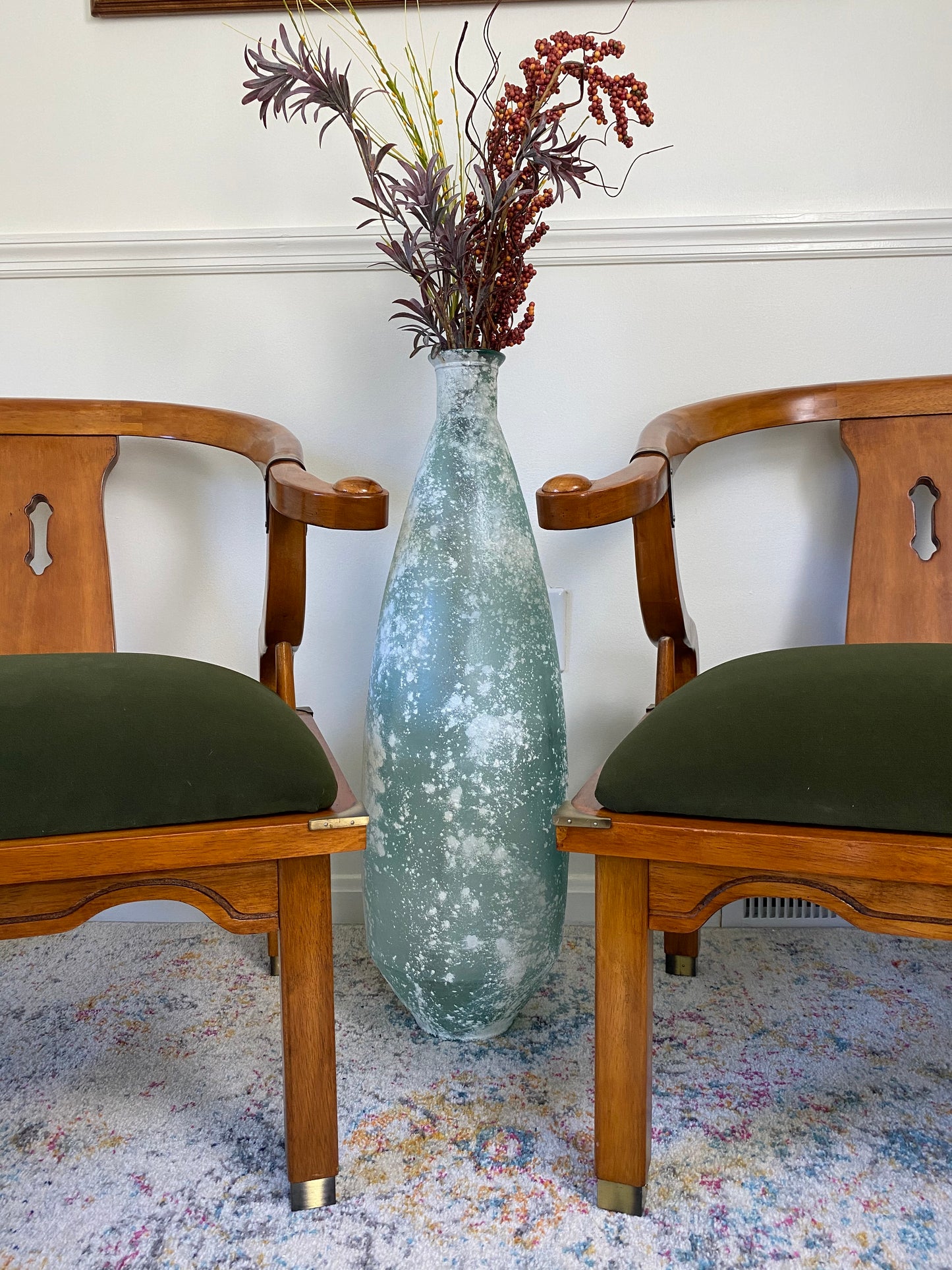 Pair of Mid-Century James Mont Style Ming Chinoiserie Accent Chairs