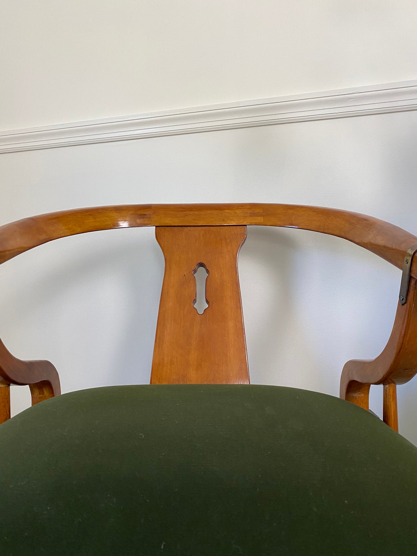 Pair of Mid-Century James Mont Style Ming Chinoiserie Accent Chairs