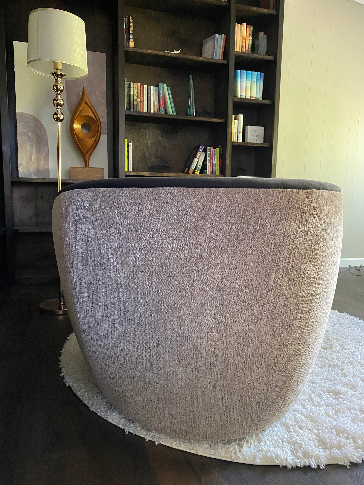Pair of Vladimir Kagan for Weiman "Nautilus" Swivel Chairs