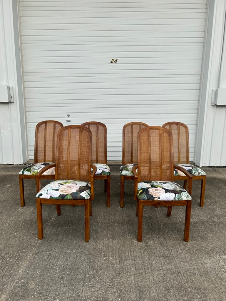 Set of 6 Reupholstered Drexel Passage Dining Chairs