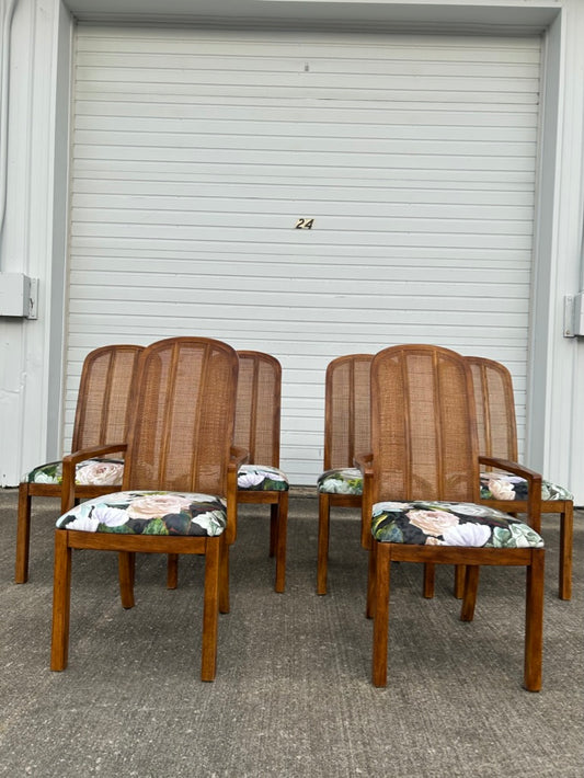 Set of 6 Reupholstered Drexel Passage Dining Chairs