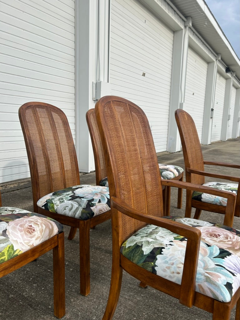 Set of 6 Reupholstered Drexel Passage Dining Chairs