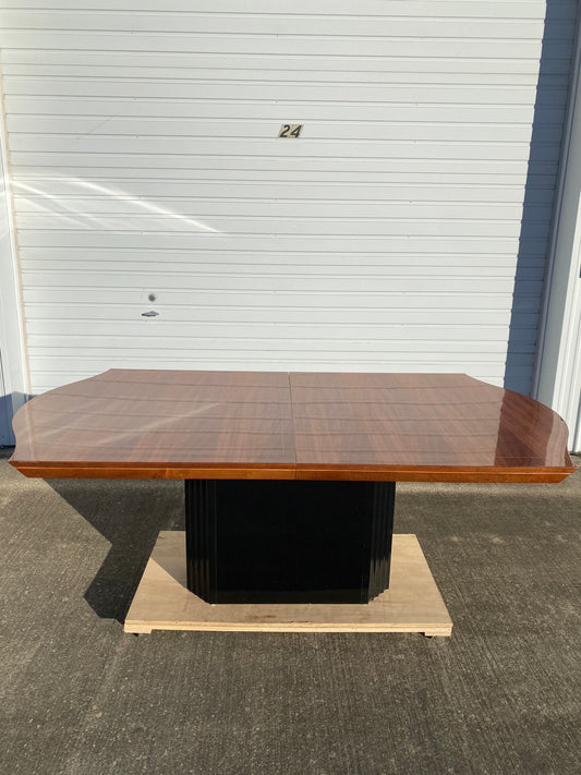 1990's Henredon Art Deco Style Dining Table