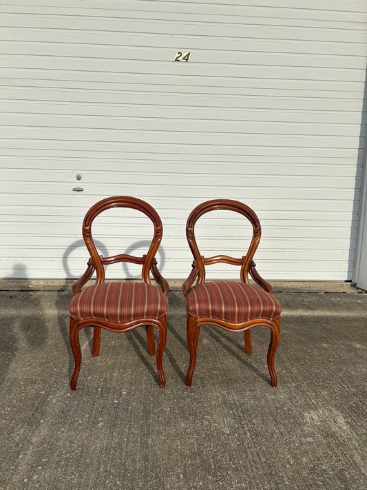Pair of Early Victorian John Henry Belter Style Side Chairs
