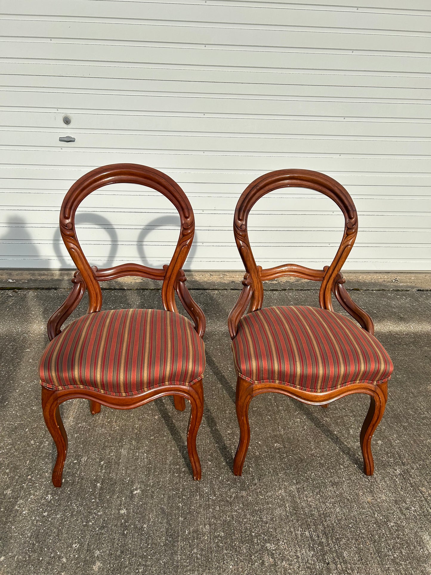 Pair of Early Victorian John Henry Belter Style Side Chairs