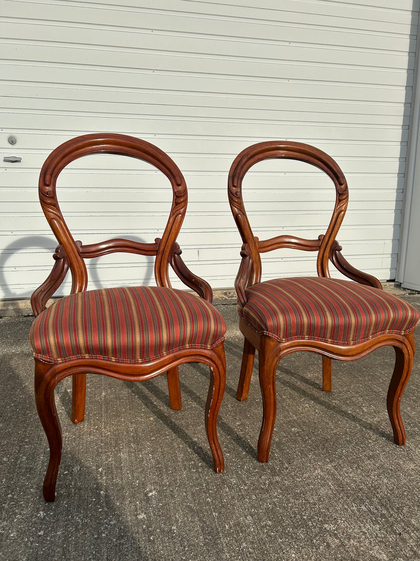 Pair of Early Victorian John Henry Belter Style Side Chairs