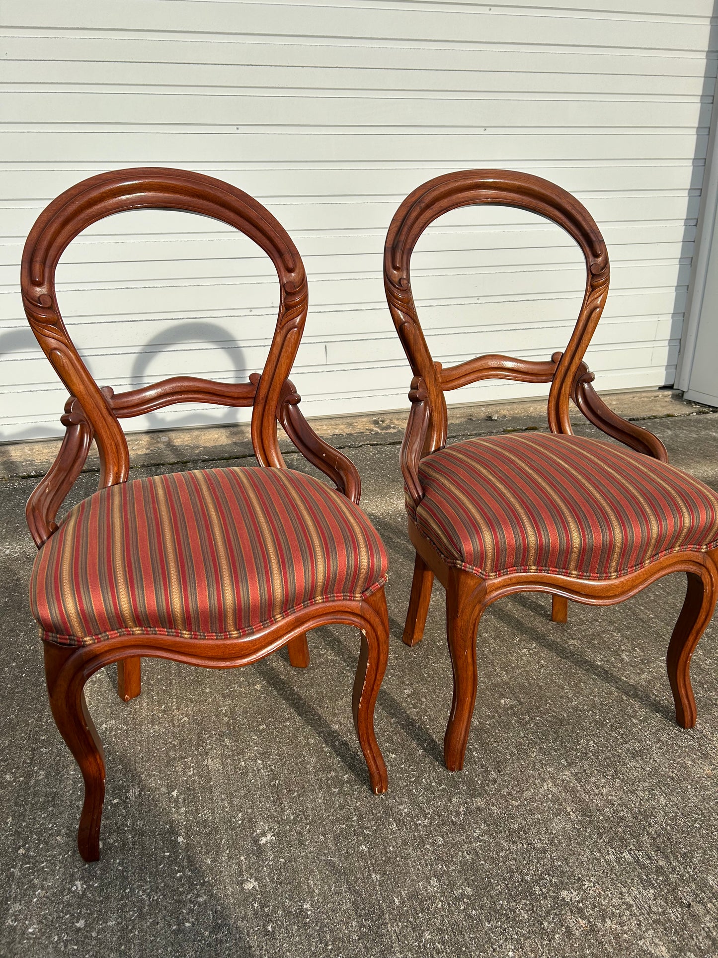 Pair of Early Victorian John Henry Belter Style Side Chairs