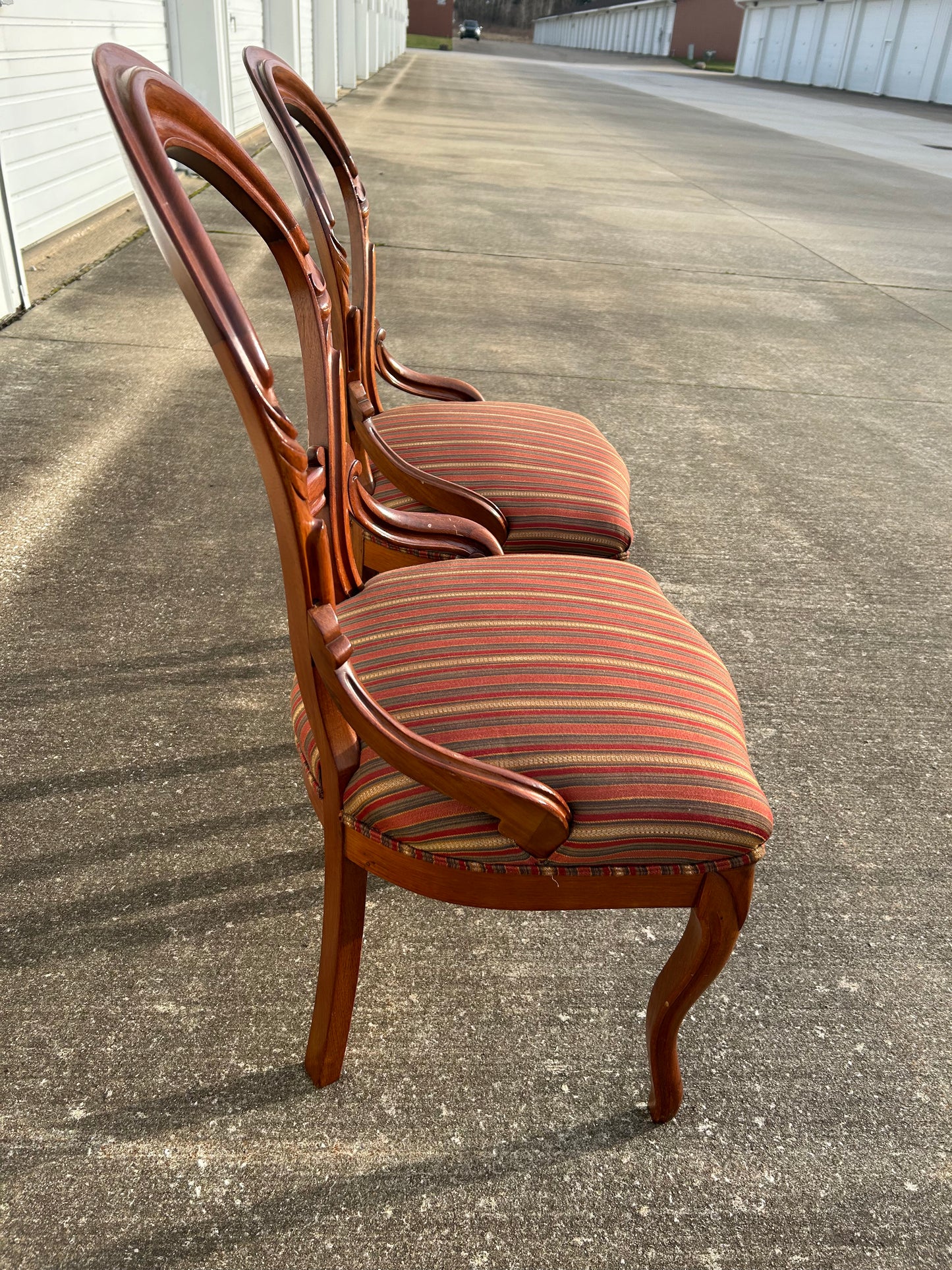 Pair of Early Victorian John Henry Belter Style Side Chairs