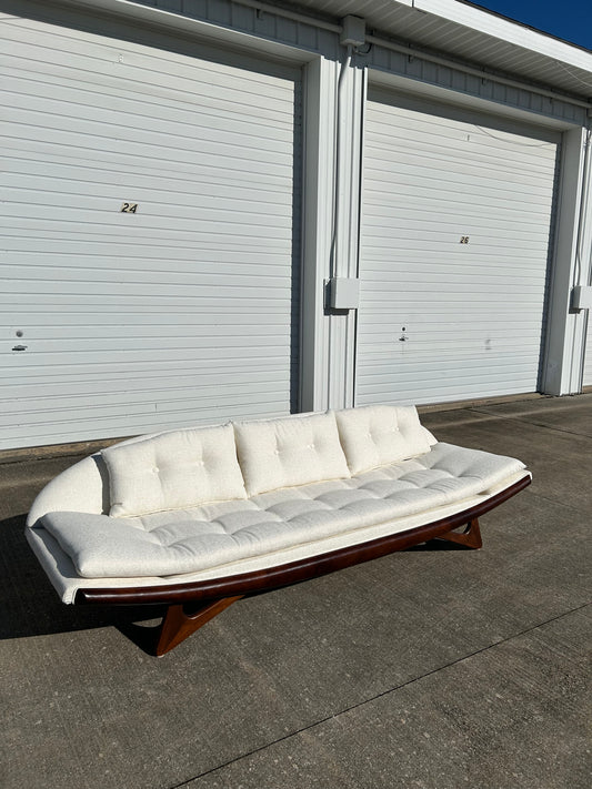 Expertly Restored Adrian Pearsall Armless Gondola Sofa for Craft Associates