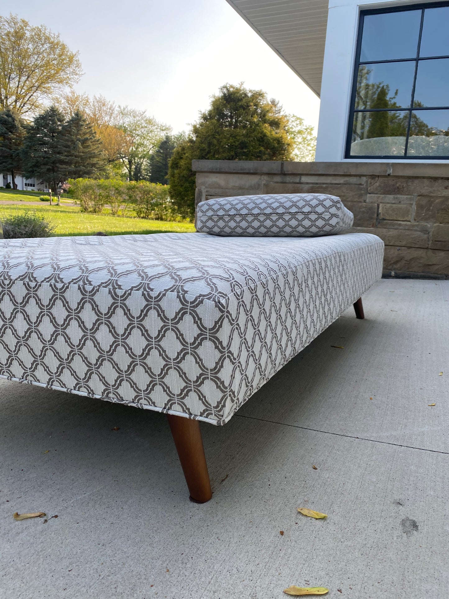 Custom Built Mid-Century Modern Daybed