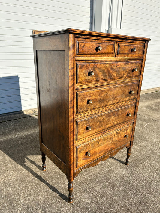 Early 20th Century Victorian Tall Dresser