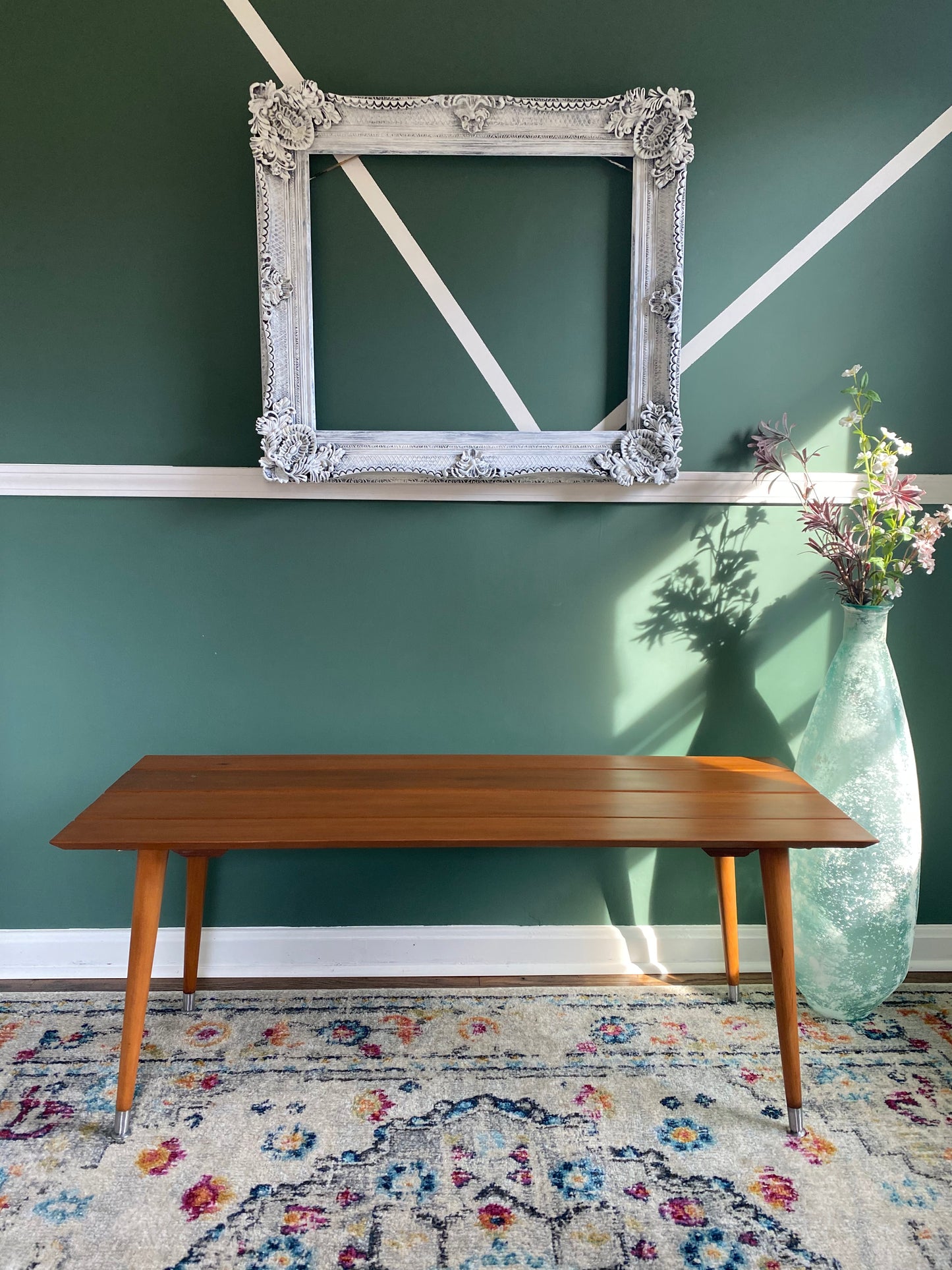 Mid Century Modern Teak Danish Bench or Coffee Table