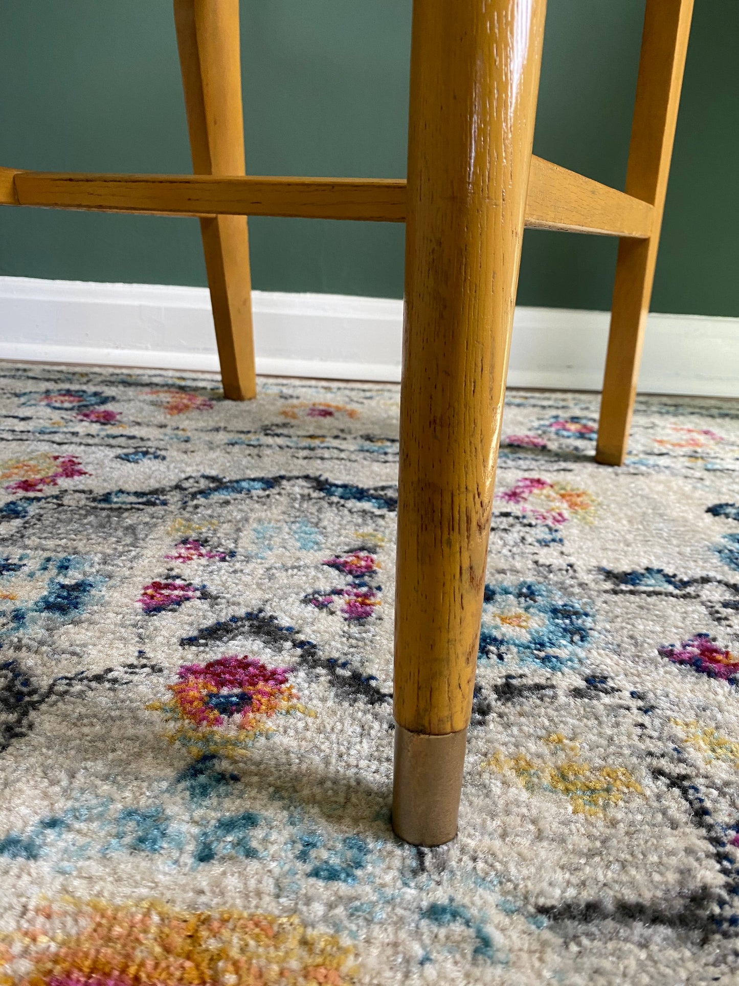 Reupholstered Mid-Century Modern Blonde Accent Chair by Liberty Chair Co.