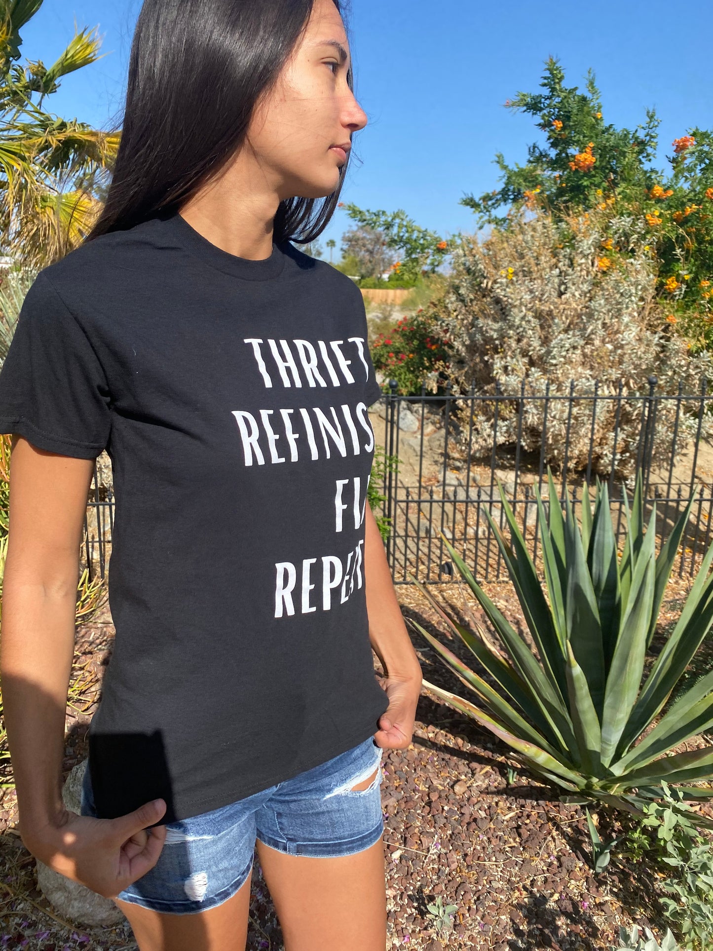 Thrift, Refinish, Flip, Repeat T-Shirt - Unisex