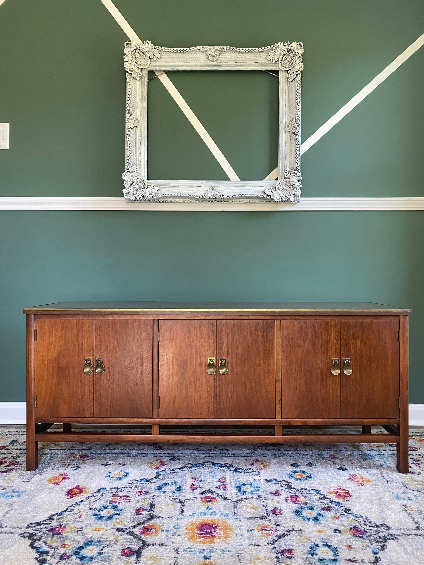 Mid-Century Modern Low Credenza