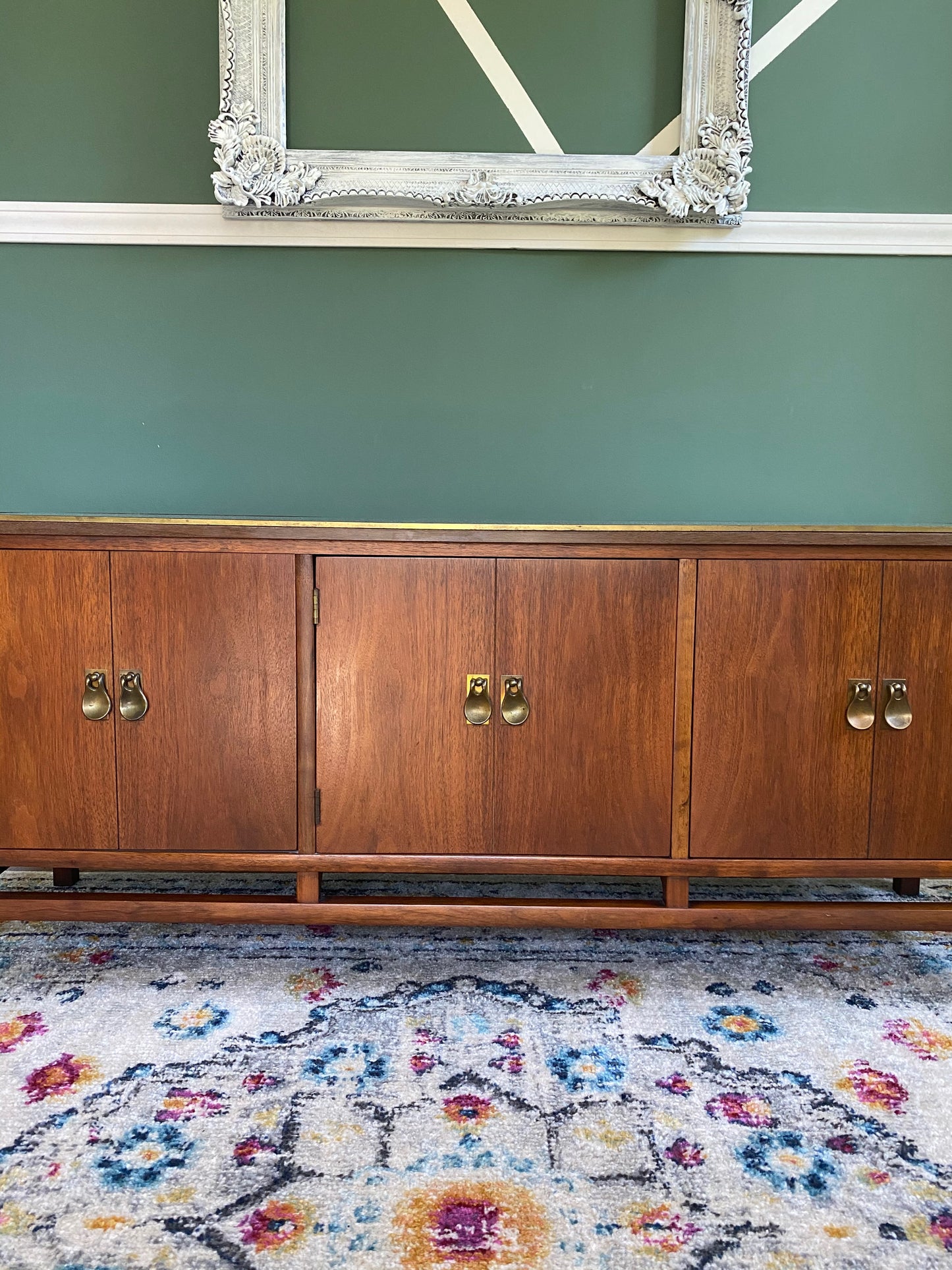 Mid-Century Modern Low Credenza