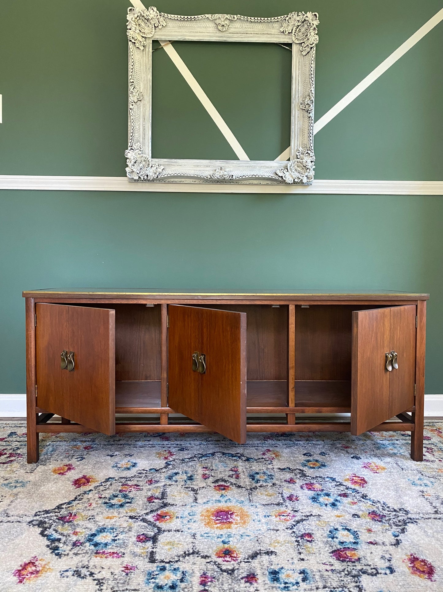 Mid-Century Modern Low Credenza