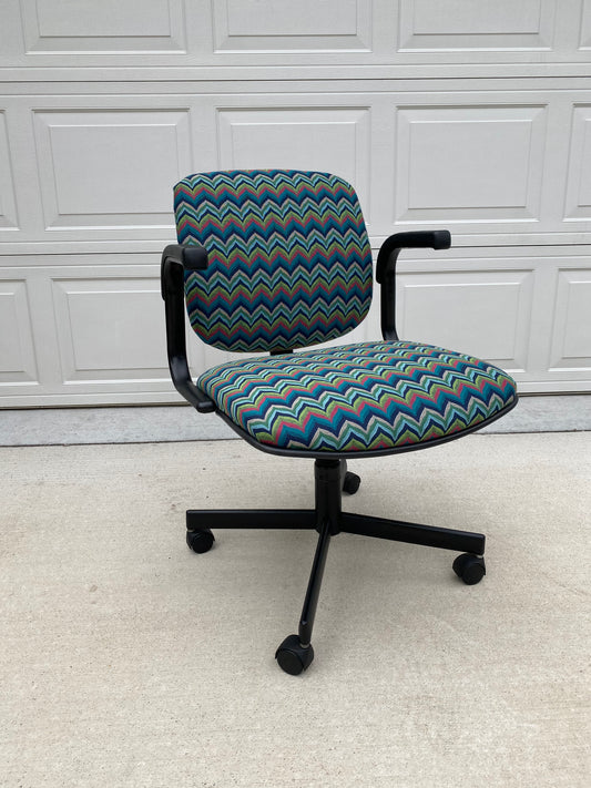 Reupholstered Office Chair by Stylex, Inc. in Mcm Fabric