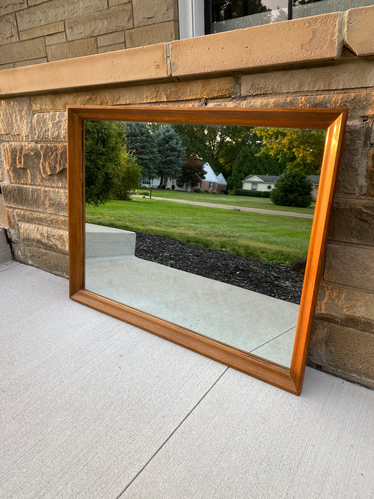 Mid-Century Modern Jack Van Der Molen Large Mirror