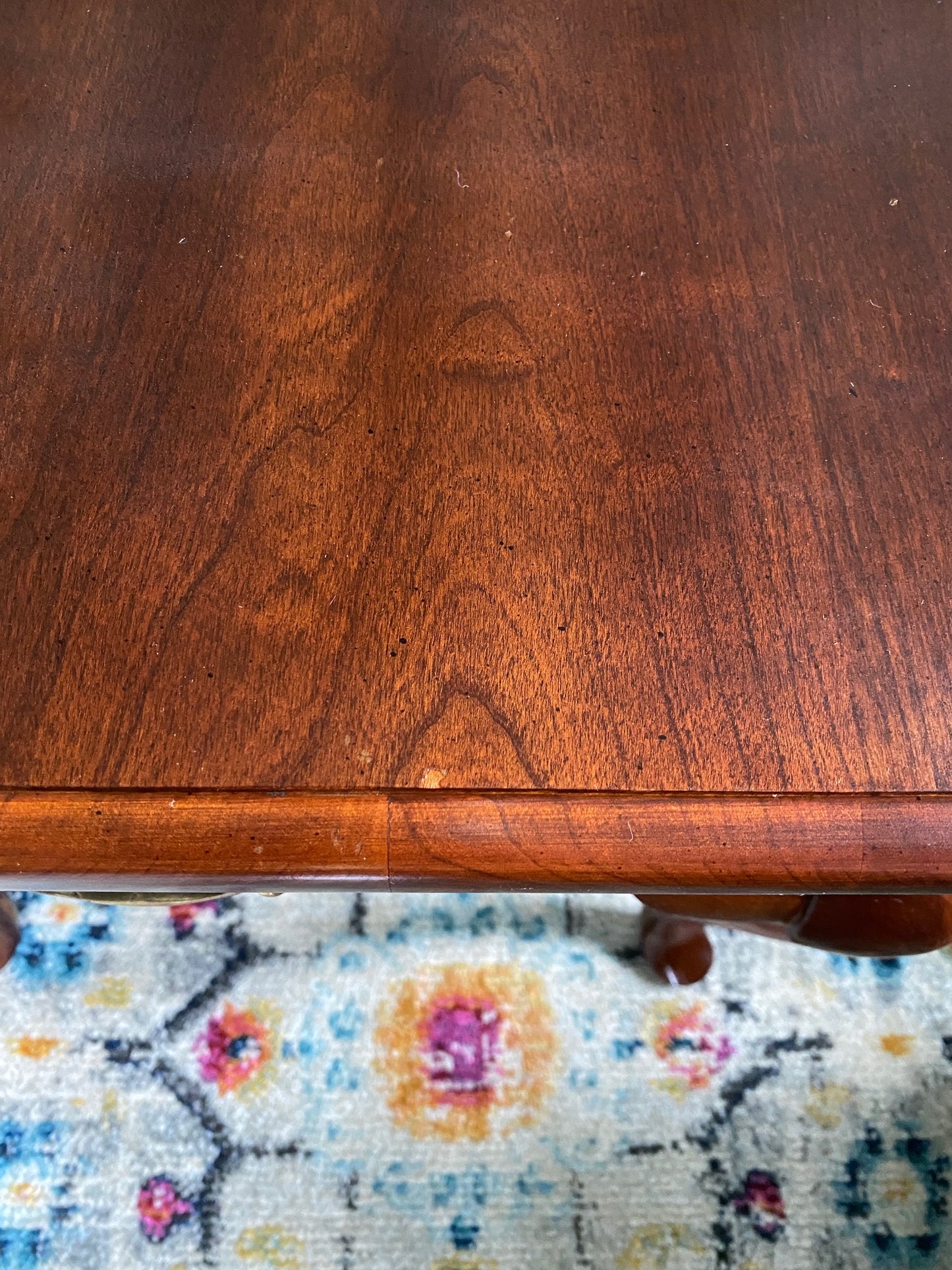 Late 20th Century Bassett End Table/Nightstand Solid Cherry