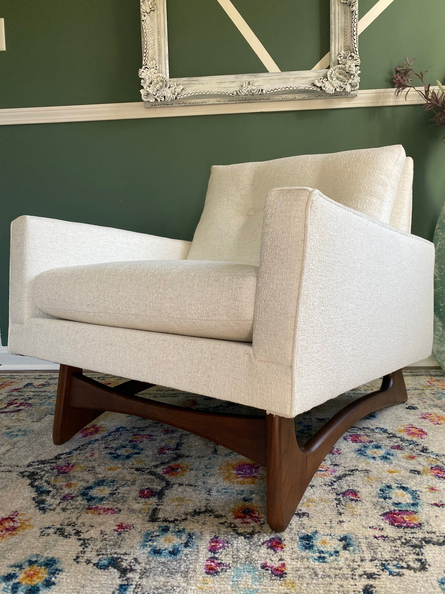 Reupholstered Adrian Pearsall Lounge Chair by Craft Associates, 2406