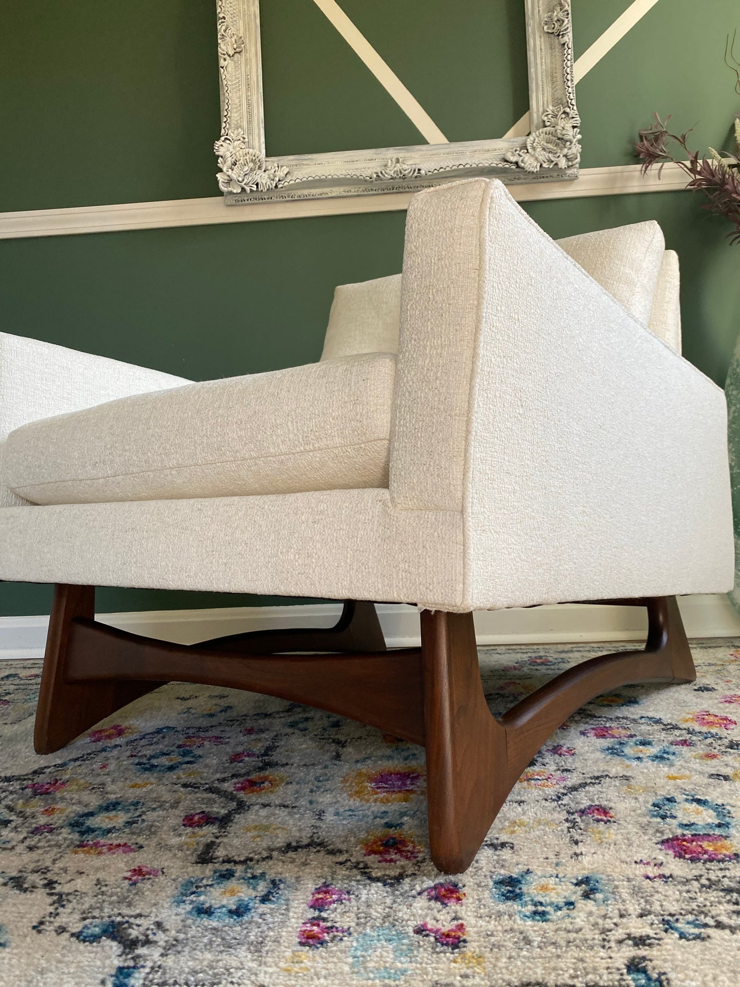 Reupholstered Adrian Pearsall Lounge Chair by Craft Associates, 2406