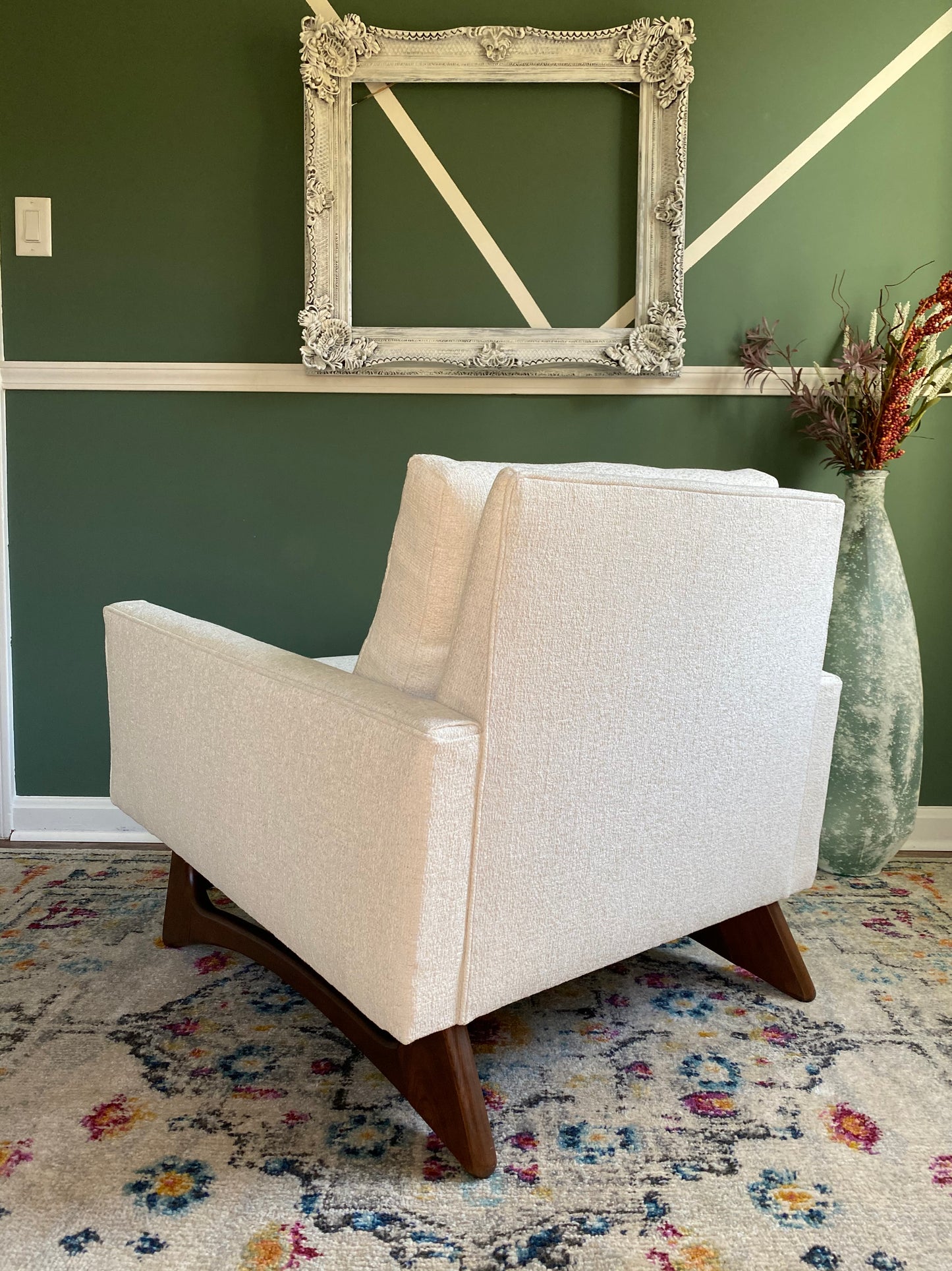 Reupholstered Adrian Pearsall Lounge Chair by Craft Associates, 2406