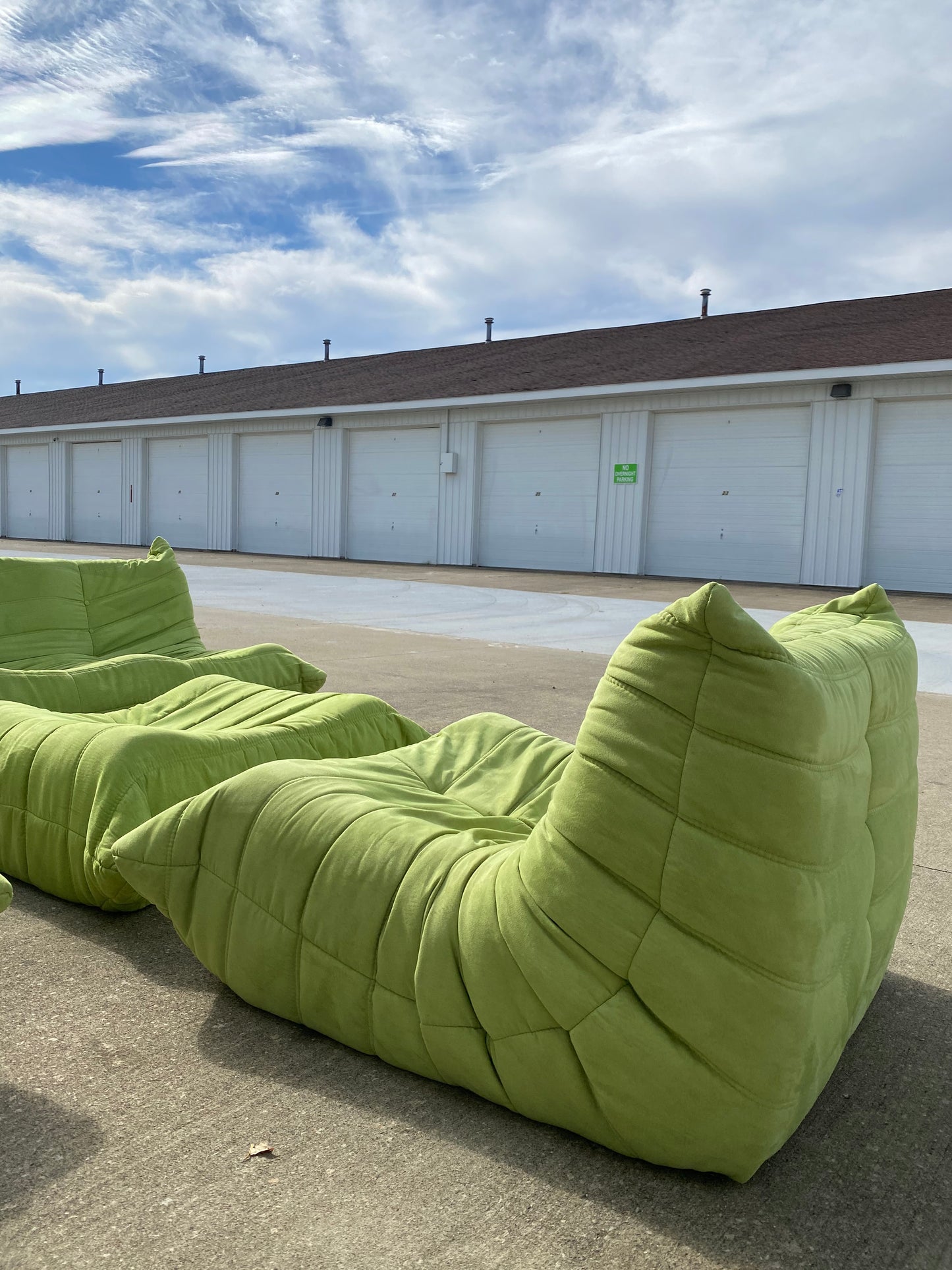 Togo Sectional Set of 5 in Style of Michael Ducaroy