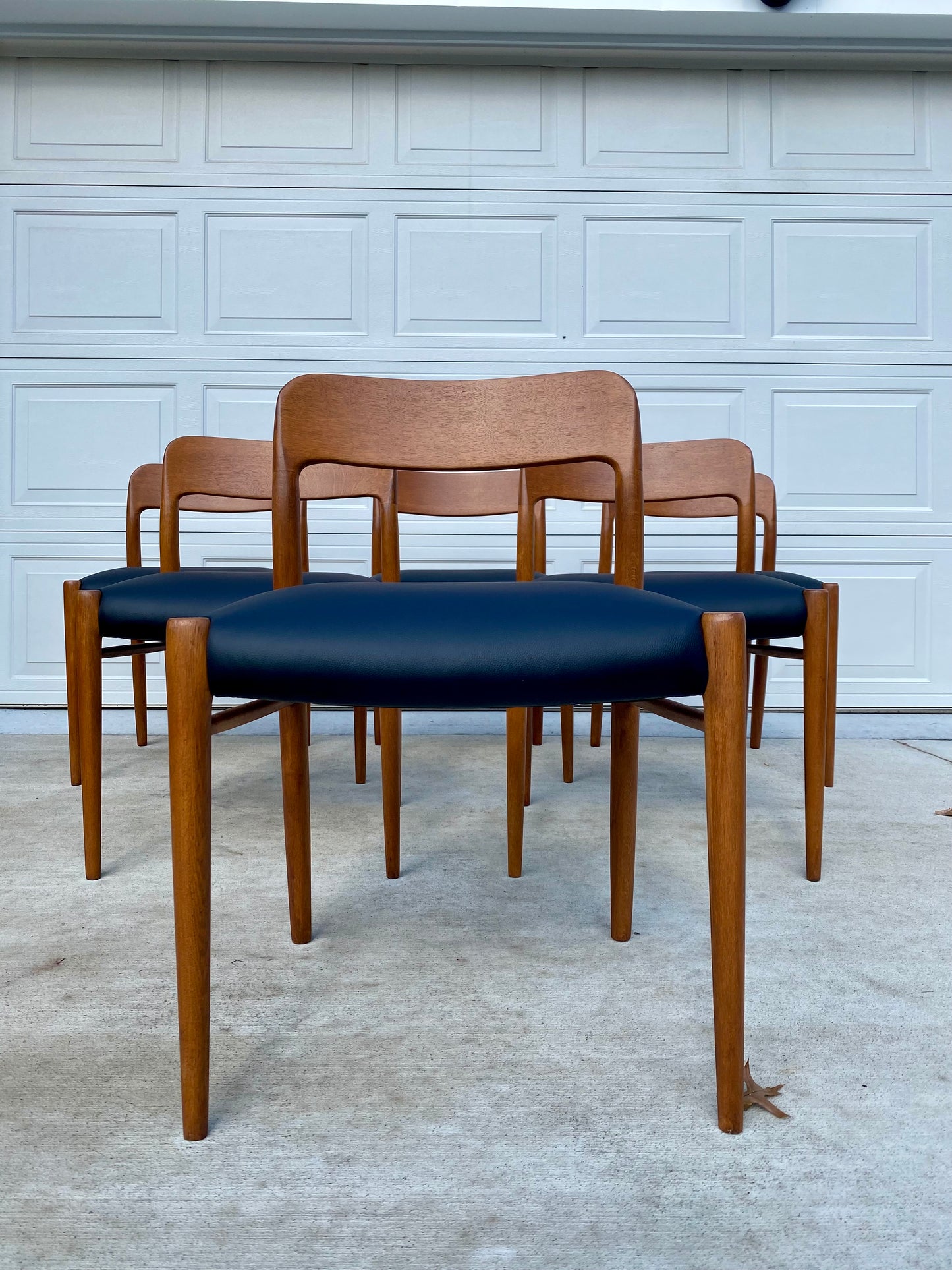 Set of Six Danish Modern Niels Moller No. 75 Teak Dining Chairs