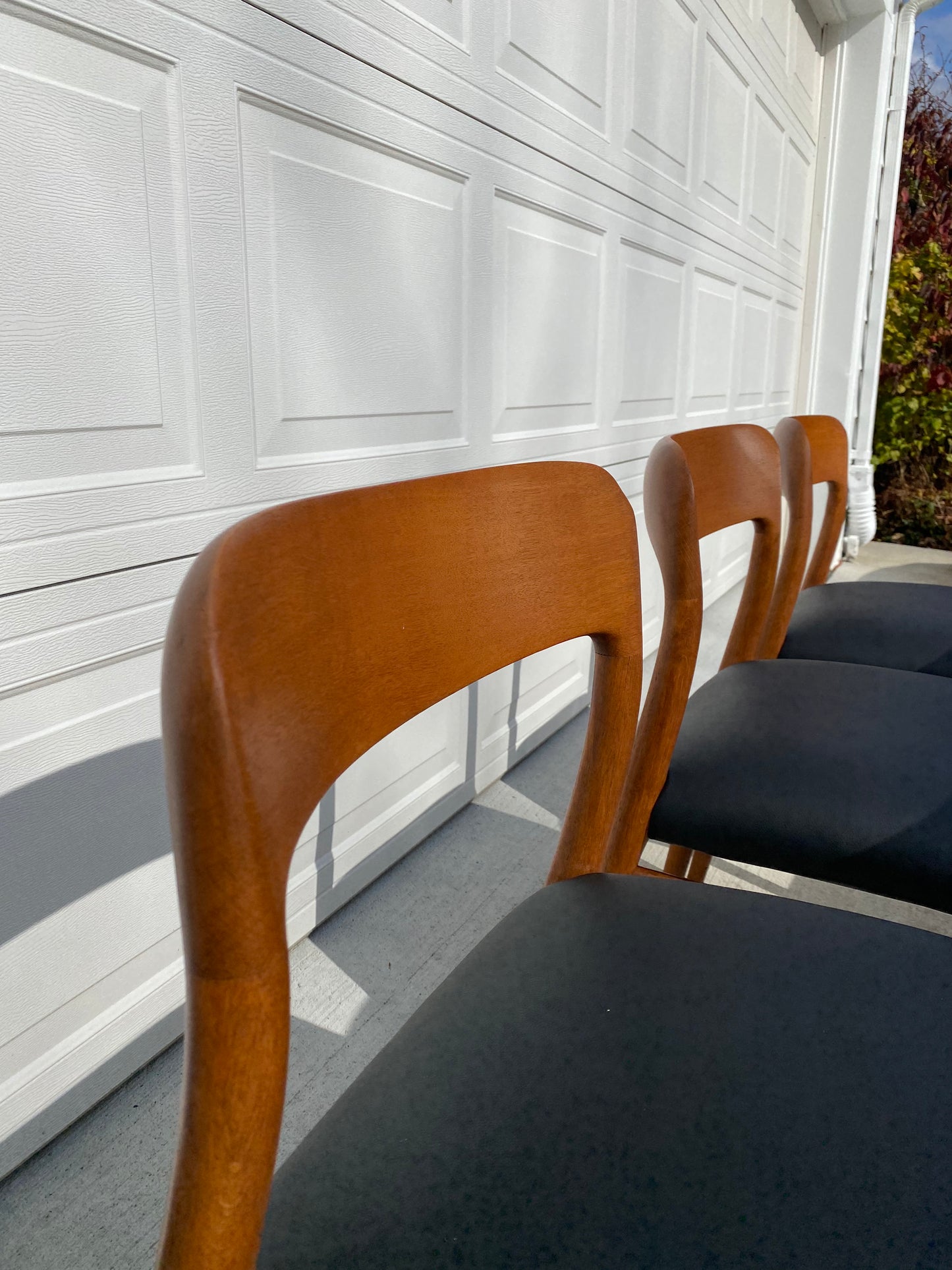 Set of Six Danish Modern Niels Moller No. 75 Teak Dining Chairs