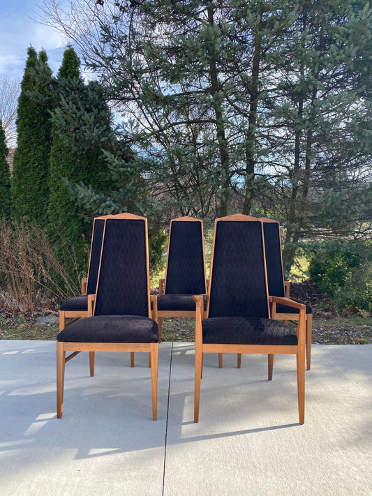 Set of 5 Mid-Century Foster-McDavid Dining Chairs