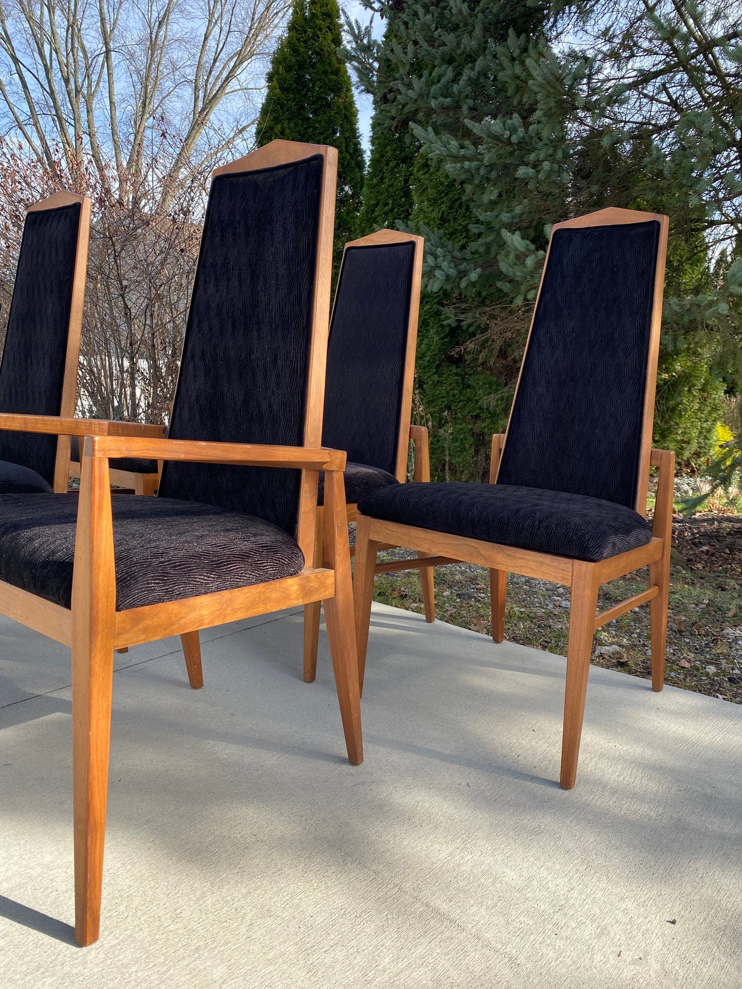 Set of 5 Mid-Century Foster-McDavid Dining Chairs