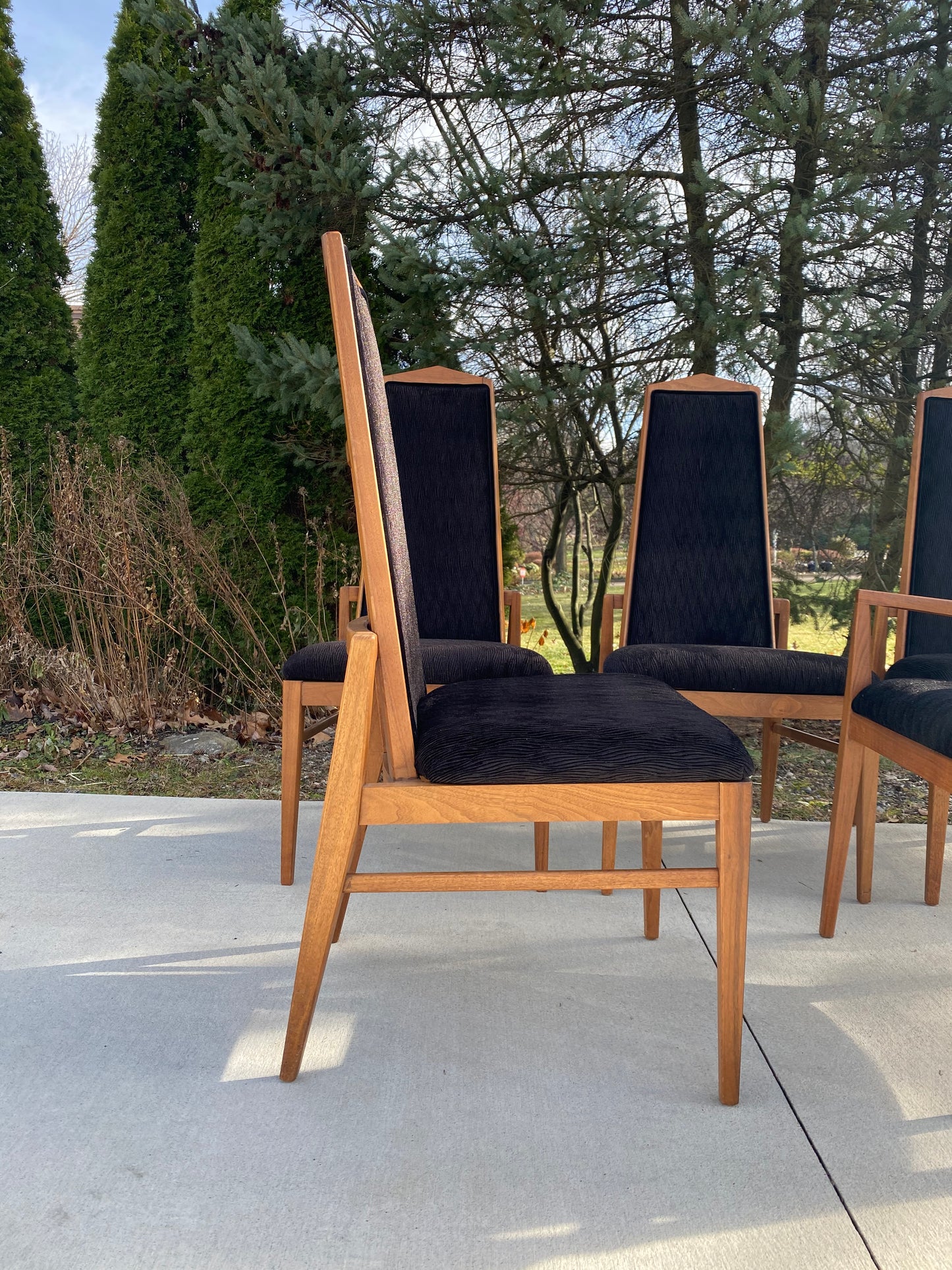 Set of 5 Mid-Century Foster-McDavid Dining Chairs