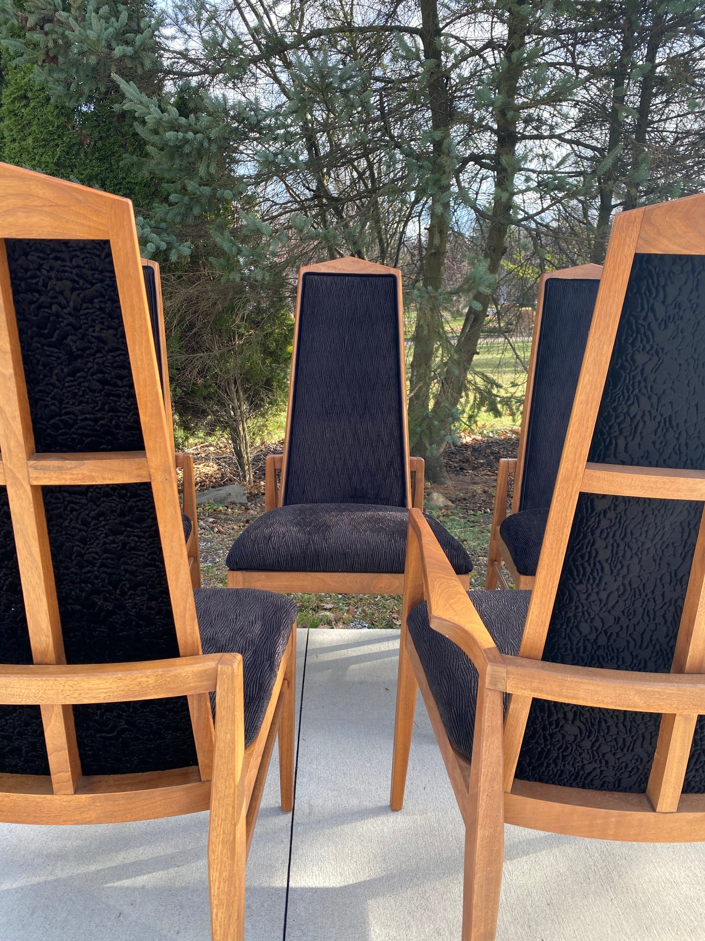 Set of 5 Mid-Century Foster-McDavid Dining Chairs