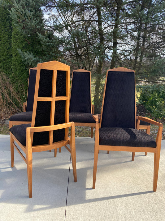 Set of 5 Mid-Century Foster-McDavid Dining Chairs